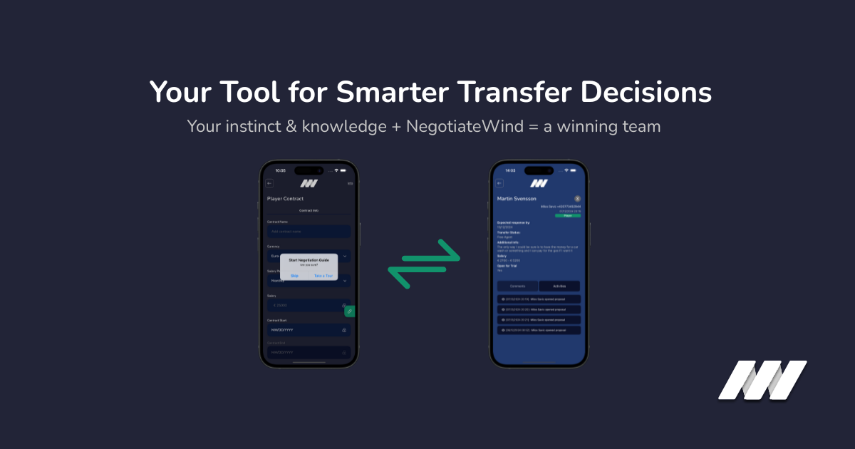 NegotiateWind - Football Transfer & Contract Management Platform